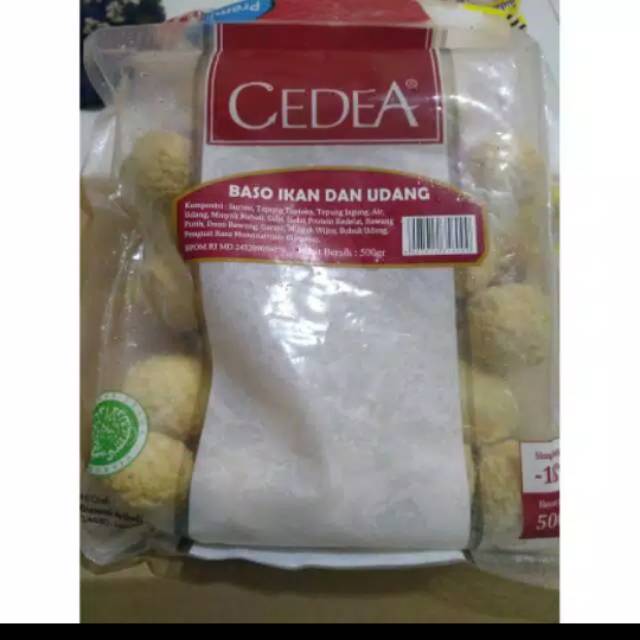 

Cedea baso ikan dan udang 500gr