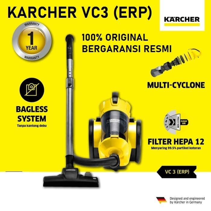 KARCHER VC3 VACUUM CLEANER MULTI CYCLONE TECH KARCHER VC 3 ERP