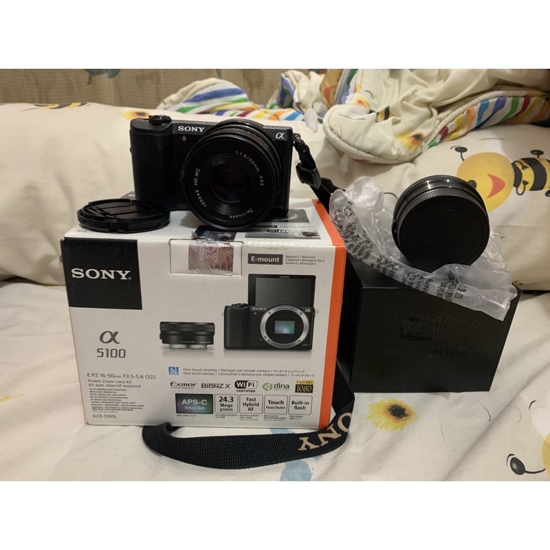camera sony alpha a5100 second preloved mulus murah FREE LENSA FIX 50mm 1.8f