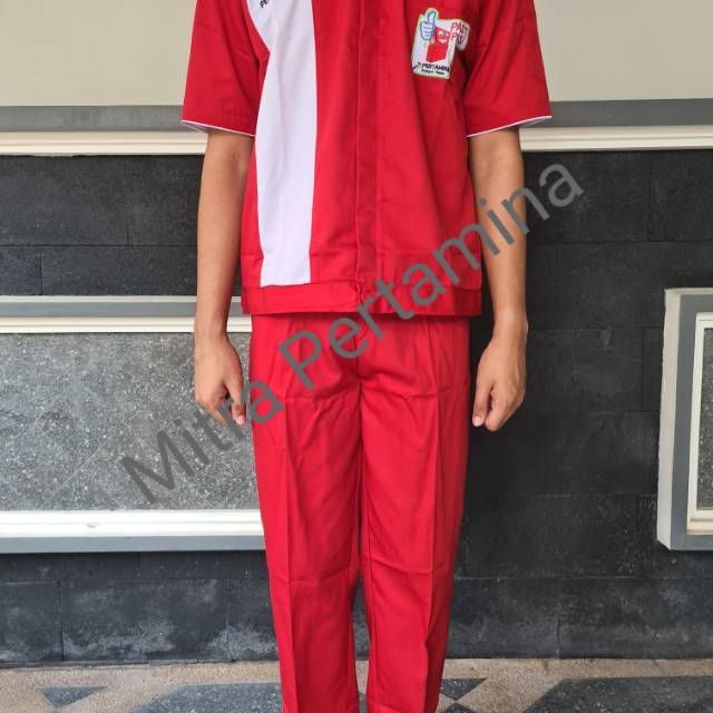 Seragam SPBU Pertamina (Operator, manager, OB, Teknisi) Pria