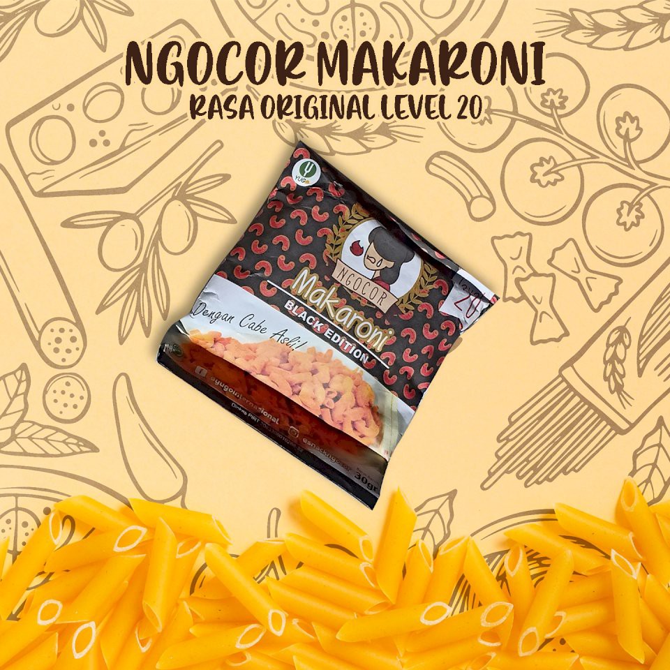 

Makaroni ngocor level 20 jajanan murah ready stock langsung agen bisa jual lagi