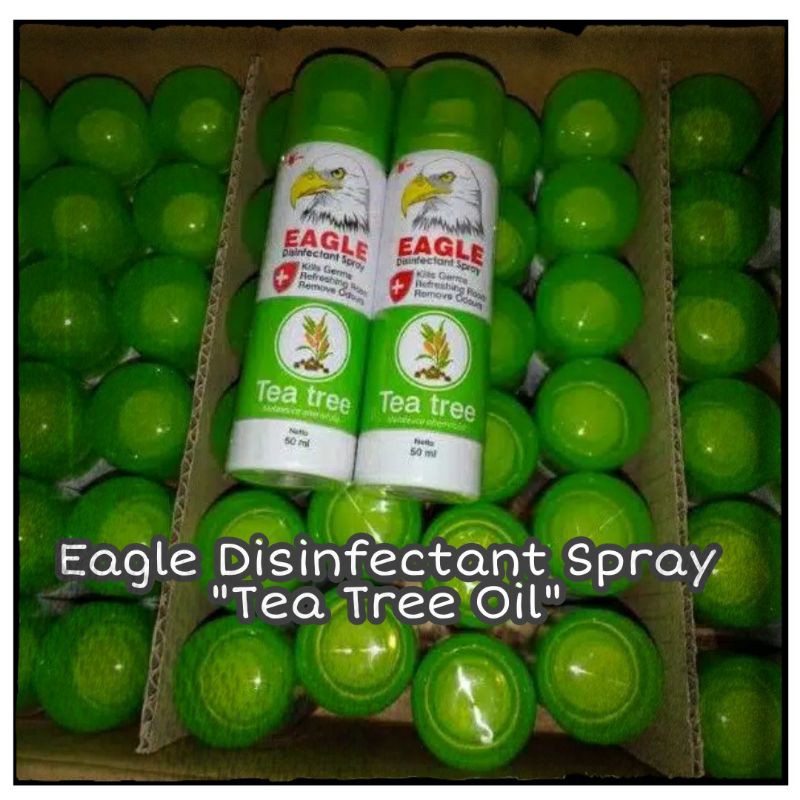 Caplang Eucalyptus Disinfectant Spray Tea Tree Oil - Eagle TTO Spray 50ml