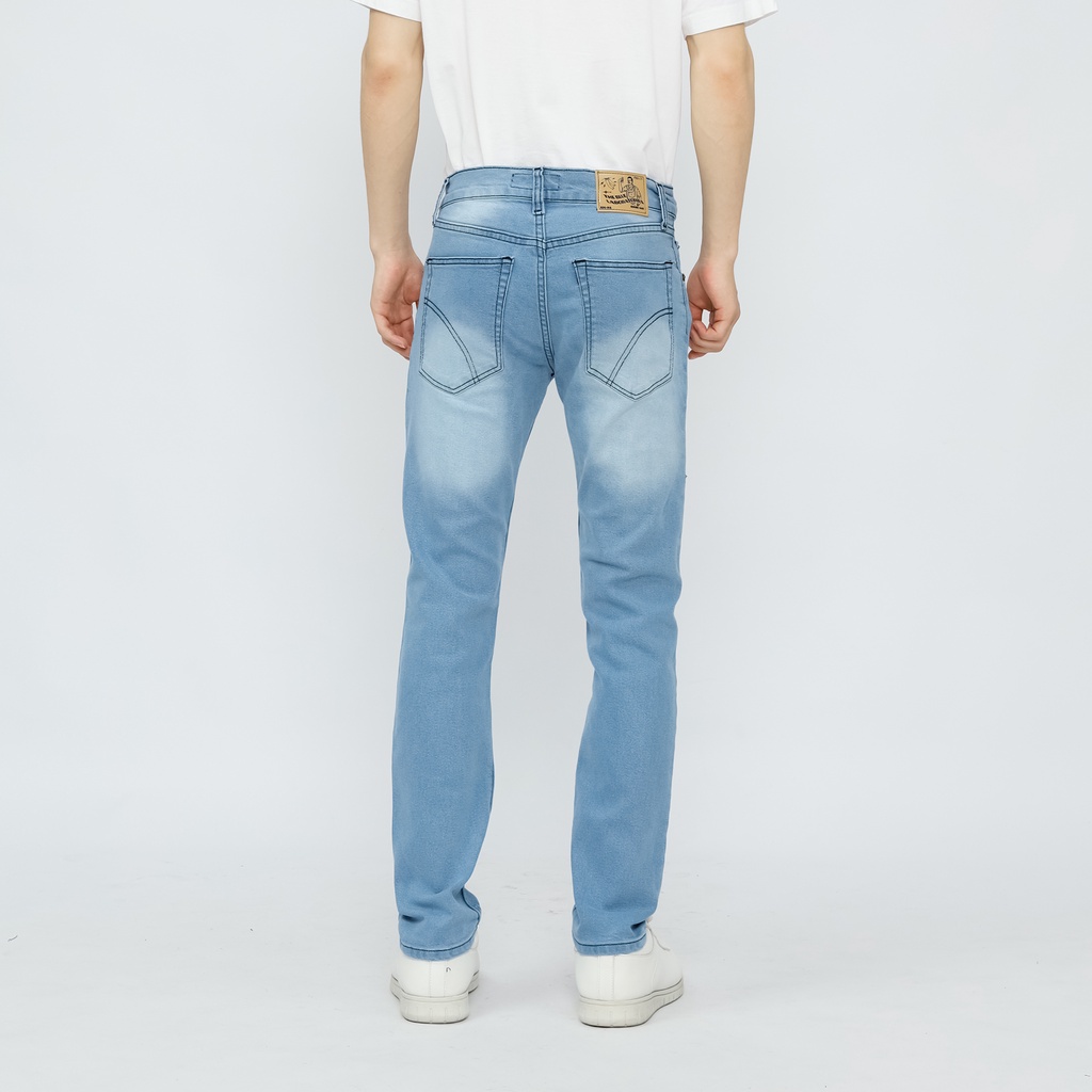 Fathco - Celana Denim Slimfit Pria Bluebleach Scrub