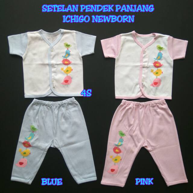 SETELAN PENDEK PANJANG ICHIGO NEWBORN
