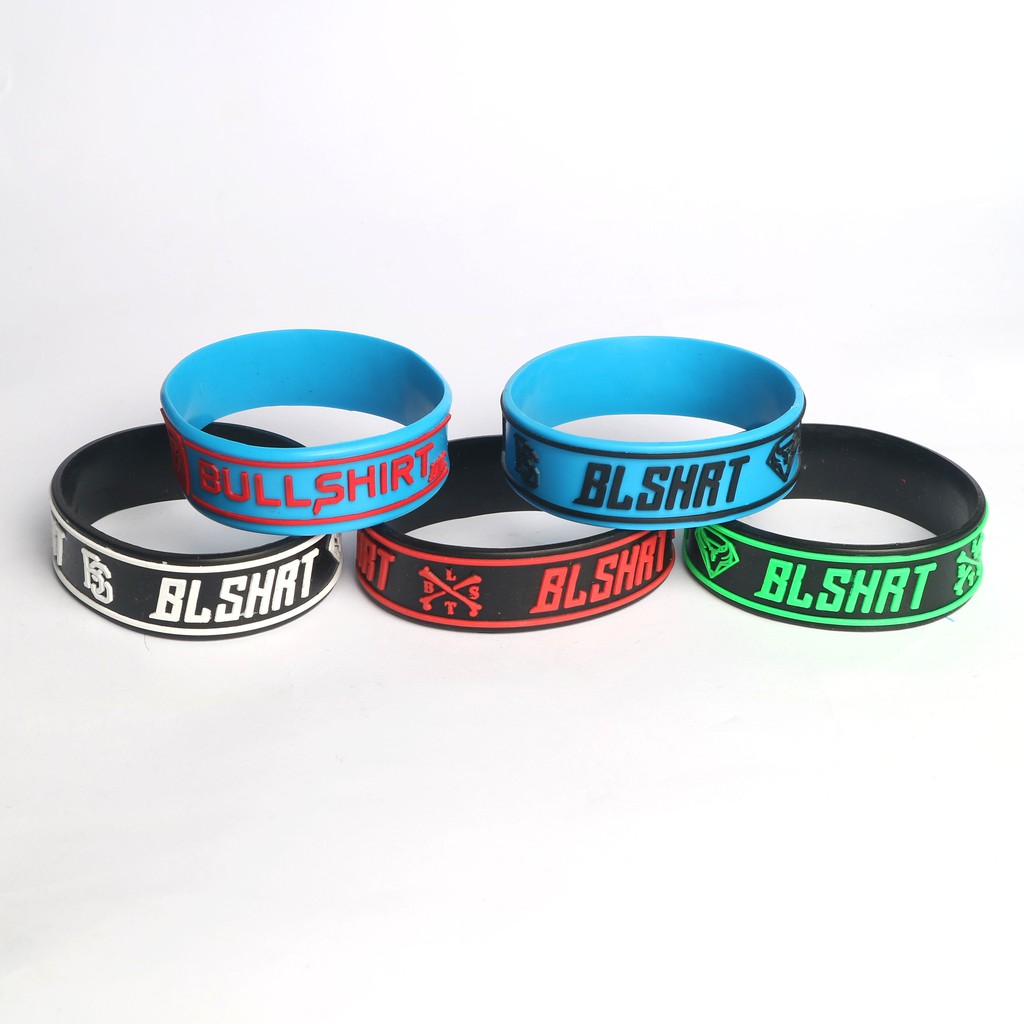 (1 pcs gelang) Bullshirt Rubber Bracelet Gelang Karet Distro Original 03
