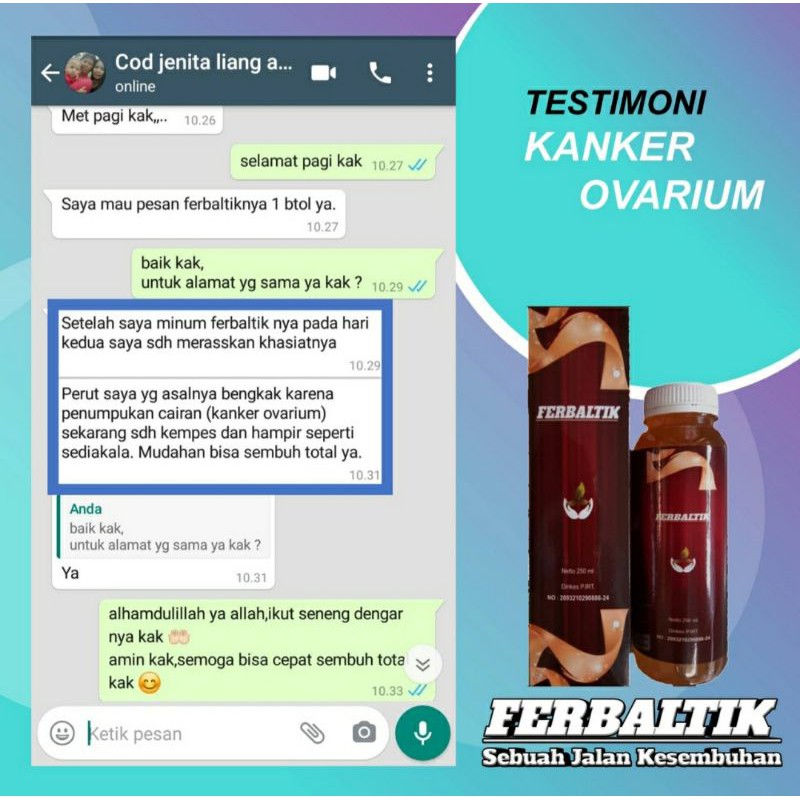 Yuk Lihat Manfaat Obat Herbal Ferbaltik 