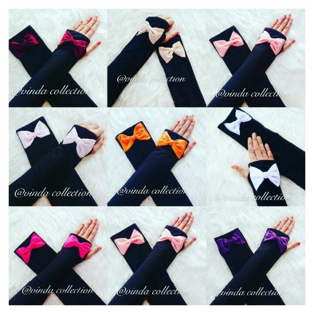 

Handsock hitam pita warna / hs hitam pita combi