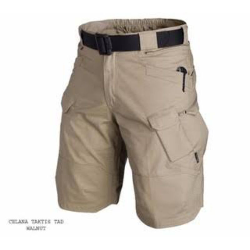 Celana Pendek Tactical Cargo Crem Khaki Premium