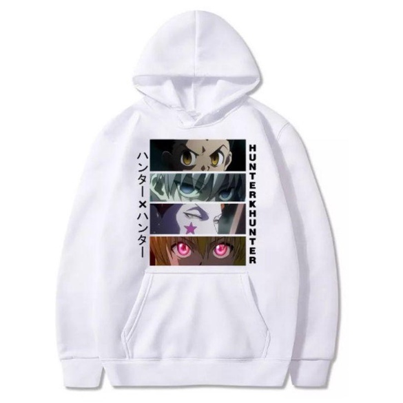 ANIME HOODIE UNISEX GON KILUA HISOKA KURAPIKA /// JUMPER UNISEX TEBAL KEKINIAN TERBARU''