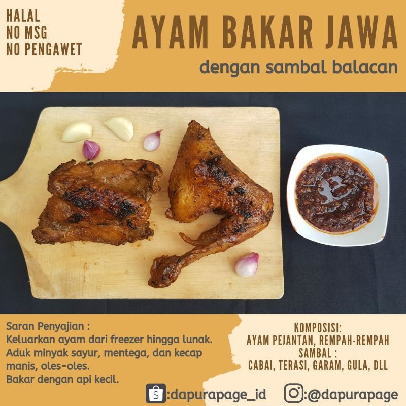

AYAM BAKAR JAWA FROZEN || AYAM BAKAR