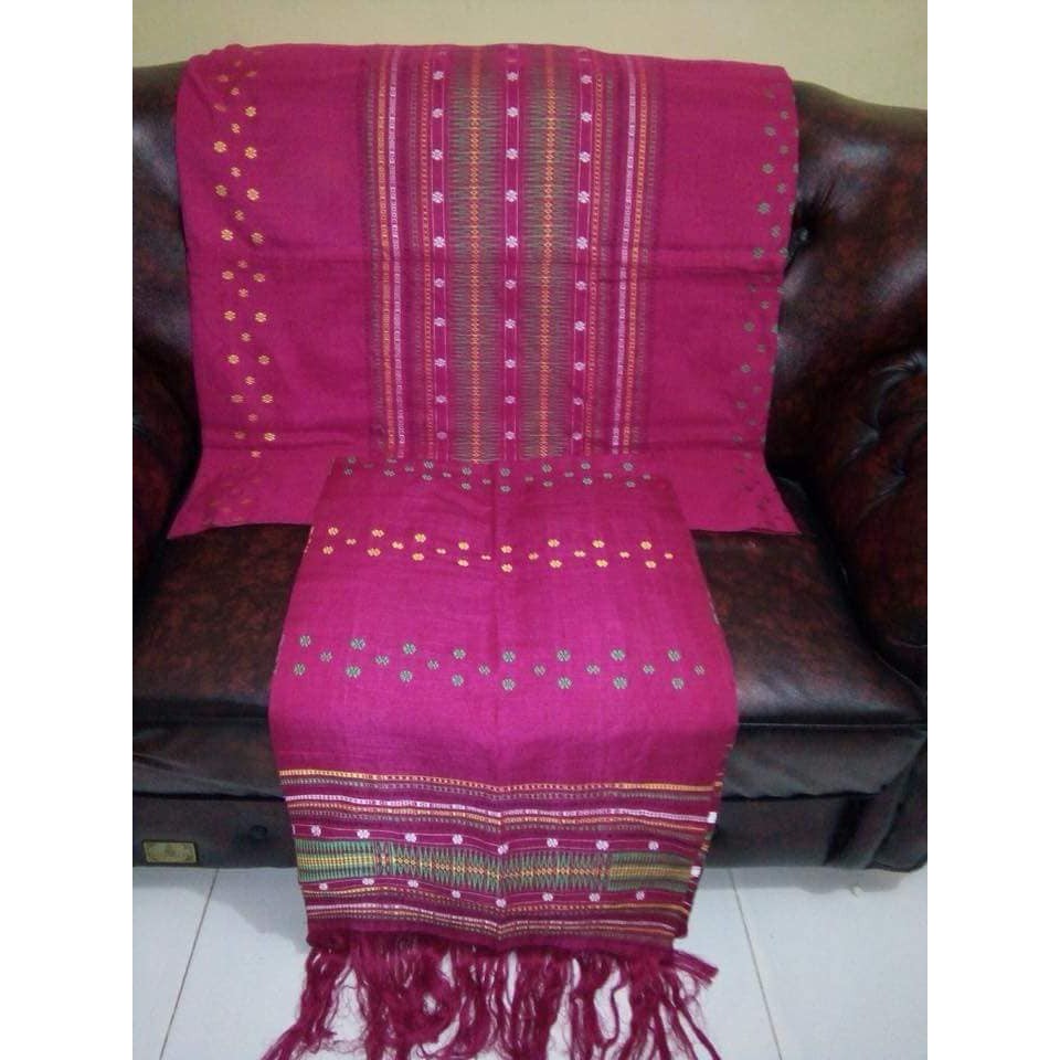 Songket Tarutung  Pucca Bintik warna pink