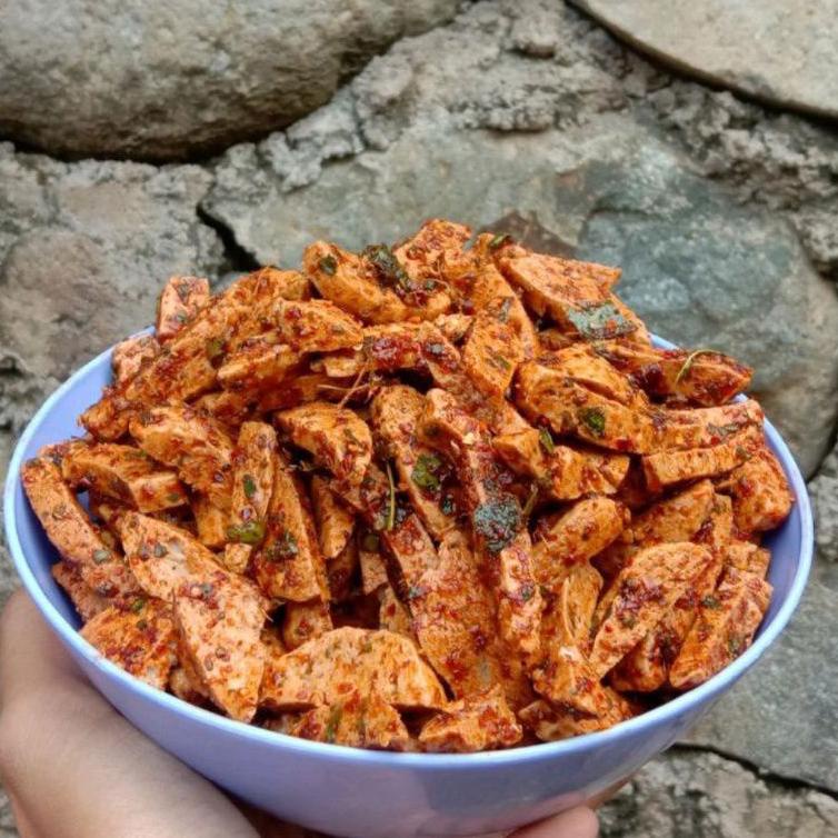 

↿ Basreng Pedas daun jeruk isi 1kg ヤ