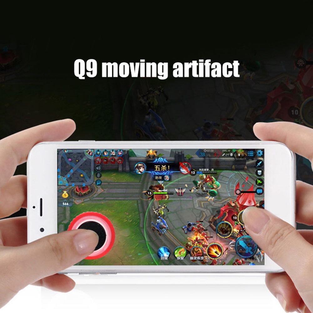 (Huluboy) Q9 Joypad Joystick Controller Game Handphone / Tablet Layar Sentuh