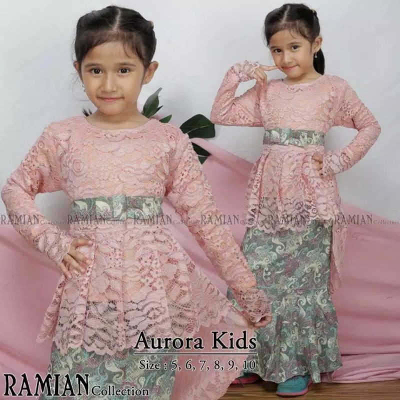 NEW REAL PICT SETELAN KEBAYA ANAK/KARTINI ANK/KEBAYA KURUNG/DRES ANAK