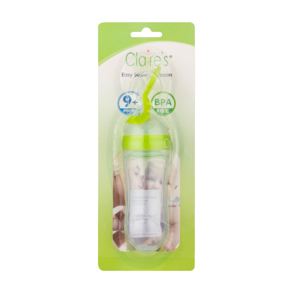 Claire's Easy Squeeze Spoon - Botol Sendok Silicone