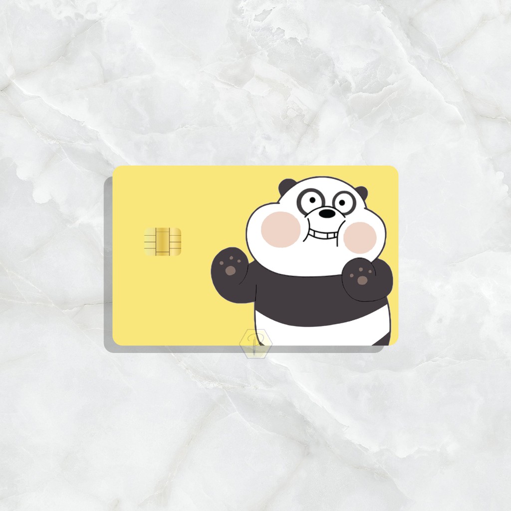 SEASON 1 WE BARE BEARS - Card Cover Skin Sticker – PLIATA Stiker Kartu ATM, E-Money, E-Toll