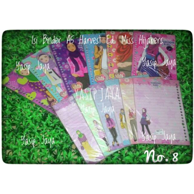 Isi Binder A5 Harvest Ed. Miss Hijabers (6 pack)