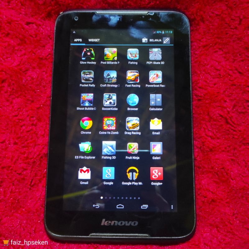 Tablet Lenovo ideaTab A1000g Android Second Murah Siap Pakai