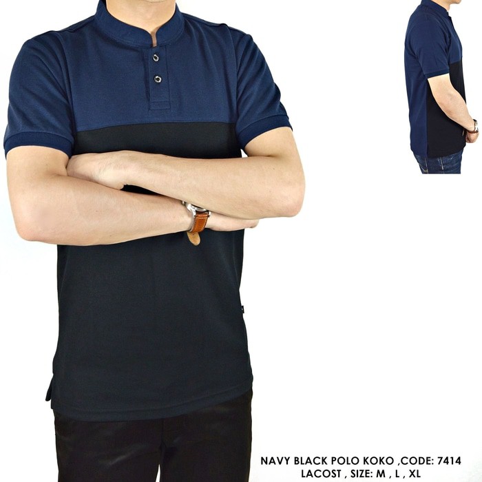 PROMO TERBARU BAJU POLO COWOK/KAOS PRIA KERAH/KAOS KOKO BIRU POLOS /KAOS POLOSAN KOMBINASI MURAH