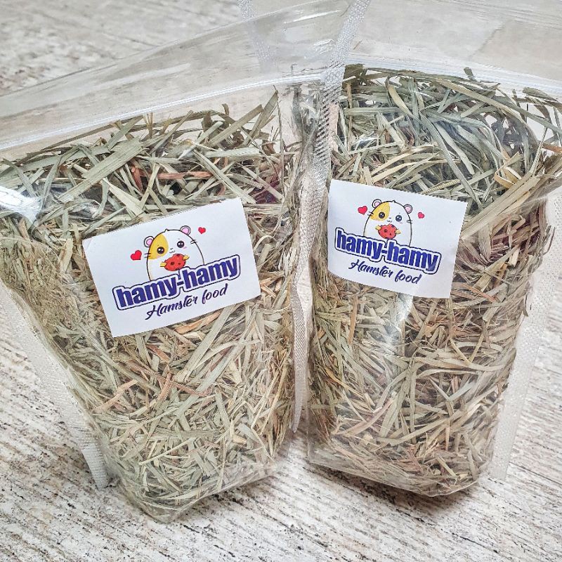 TIMOTHY HAY 50 gr untuk hamster, kelinci, marmut, chincila, reptile dan hewan kecil lainnya