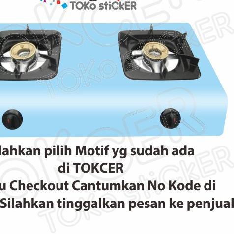 ➶ Stiker Kompor 2 Tungku JUMBO ✬