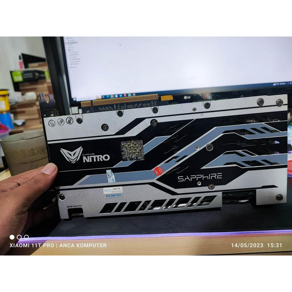 VGA CARD SAPHIRE NITRO RX 580 8GB 256BIT DDR5