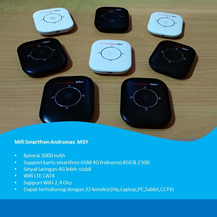 Jual Modem Wifi Mifi Andromax 4g Lte Smartfren M3y Shopee Indonesia