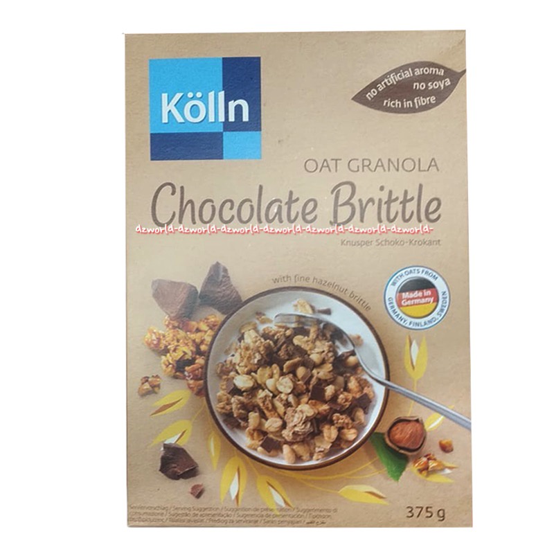 Kolln Cereals Granola Crispies Chcocolate 375gr Makanan Sereal Sarapan Kollin