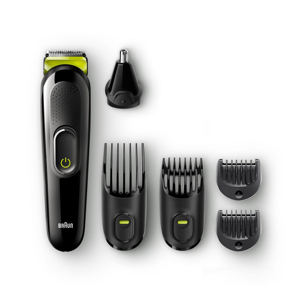 Braun multi grooming kit MGK 3021 alat cukur rambut kumis jenggot dan tubuh 6 in 1