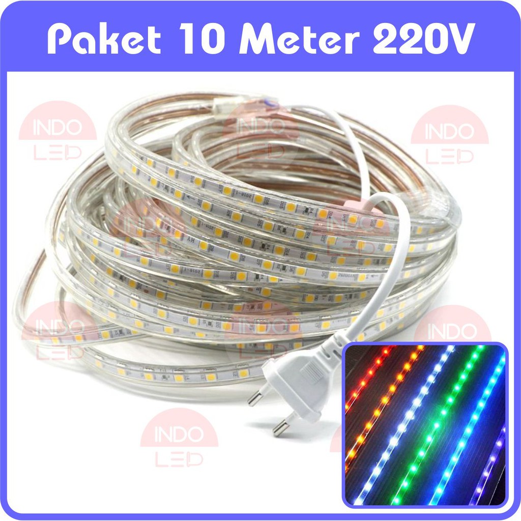 Jual Lampu Led Strip Flexible Kuning Roll 5 Meter 4 8w Ip33 Smd 2835 Kota Bandung 1led Tokopedia