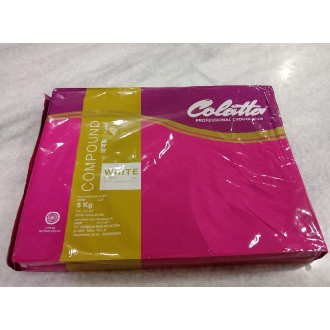 

Colatta White Compound 5 KG Coklat Putih Compound Collata ---NEW---