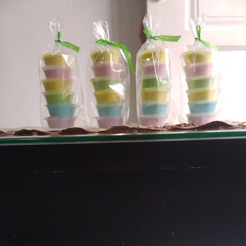 slime orange isi 6 cup 35ml