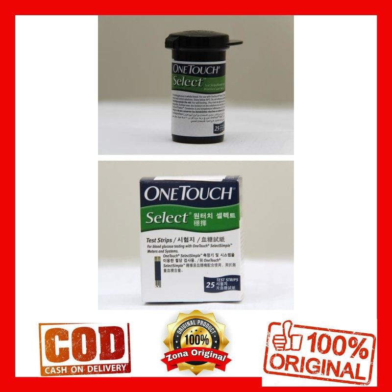 Strip Glucose OneTouch Select isi 25