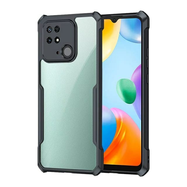 4IN1 CASE REDMI 10C 10A 9C SOFTCASE SHOCKPROOF TRANSPARAN CAMERA PROTECT CASING