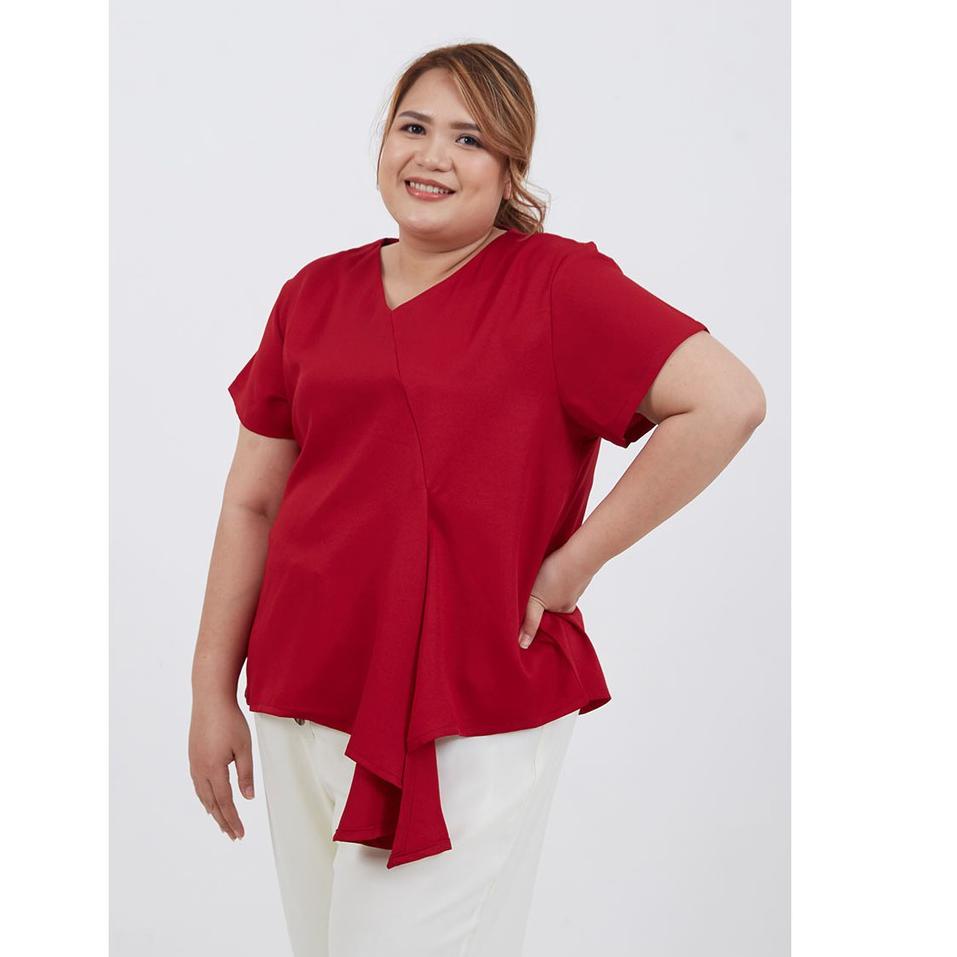 Modern.. Sorabel - YF Ghaniyyah Plain Drapery Big Blouse