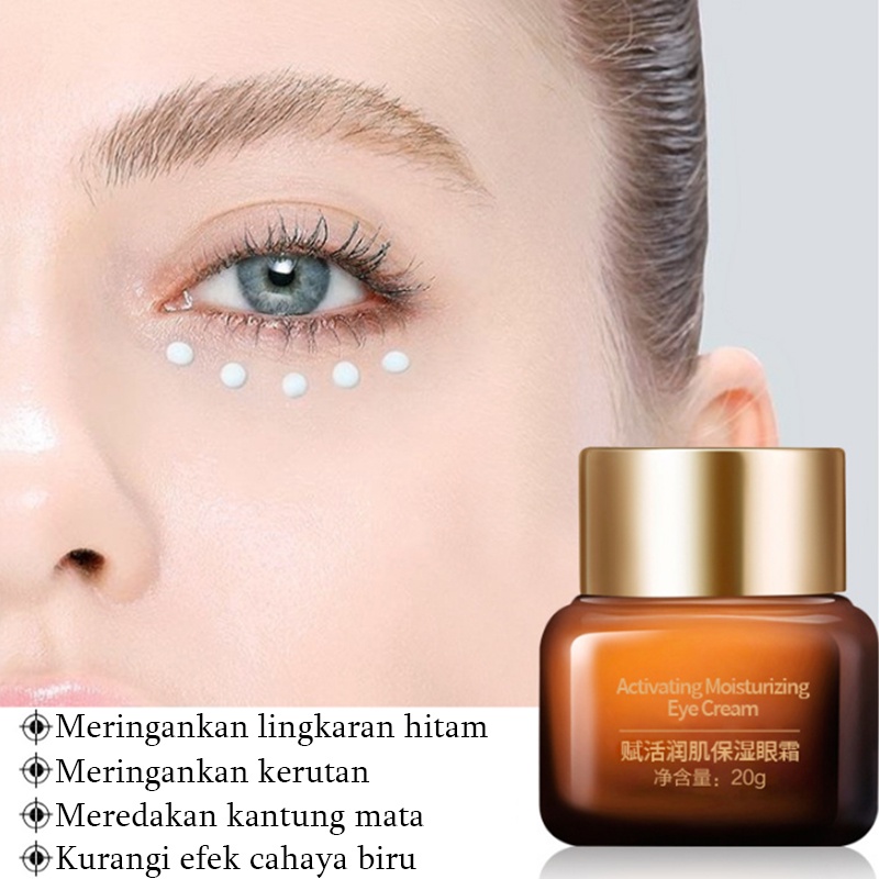 Krim mata panda Eye cream Perawatan mata Serum Mata 20g Anti-penuaan Melembabkan dan mencerahkan mata Menghilangkan lingkaran hitam, bengkak, keriput dan selulit Krim mata lingkaran hitam paling efektif