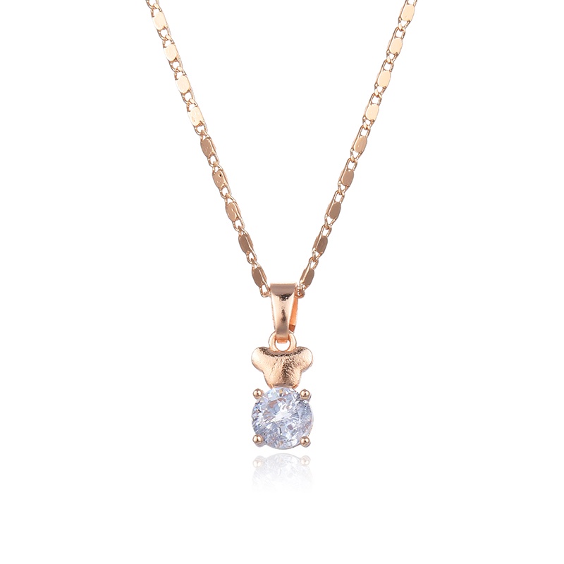 kalung titanium wanita emas muda model korea murah anti karat panjang asli silver nama selamanya 133n