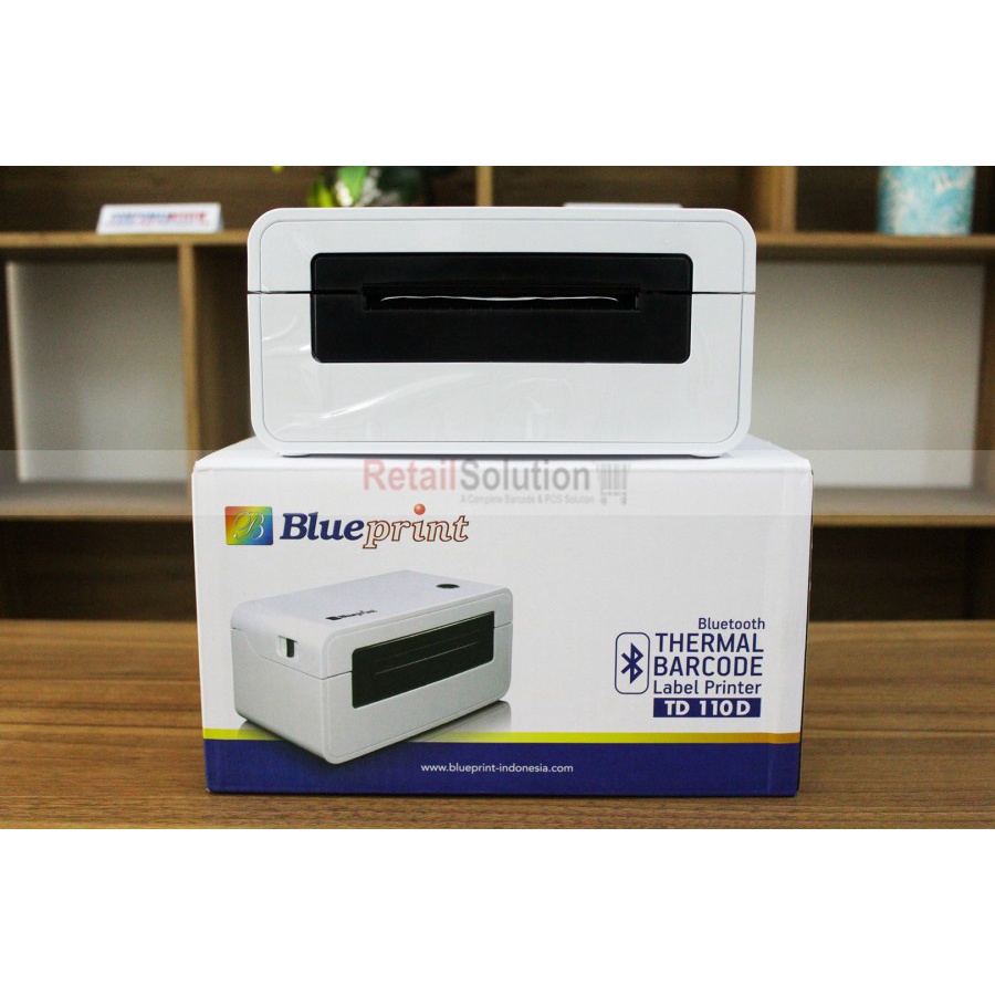 Printer Barcode Label Thermal Bluetooth - Blueprint TD110D / TD-110D