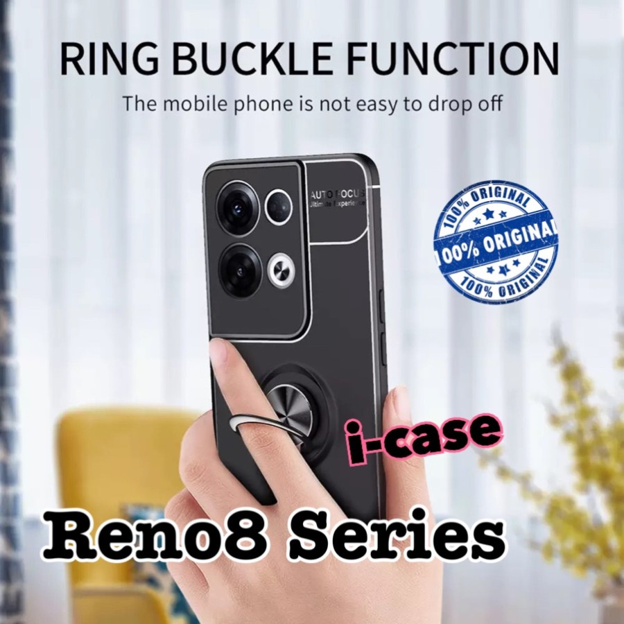 OPPO Reno8 Z SERIES 5G,4G iRing Stand Soft Case Reno 8Z / RENO 8 PRO 5G