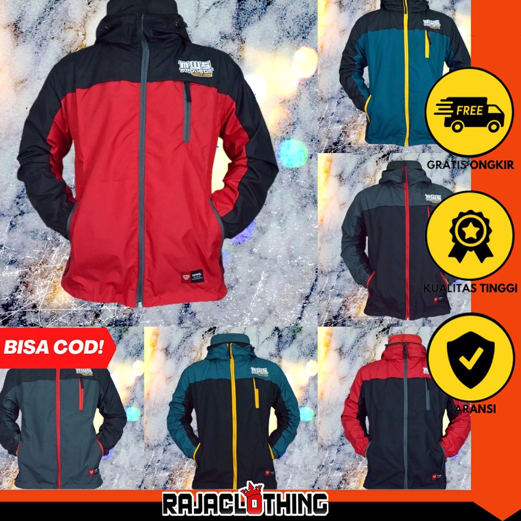 RCL - Jaket Pria Wanita Gunung Outdoor Venture Anti Angin Kekinian NWS