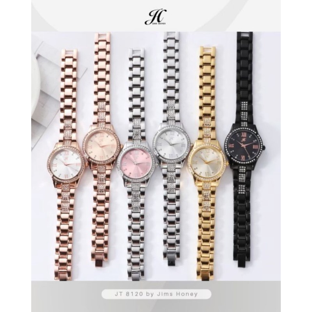 JIMS HONEY JT 8120 JAM TANGAN WANITA ( FREE BATRAI +BOX)