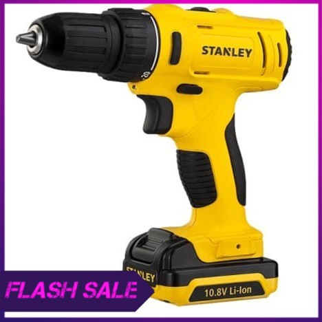 BOR CORDLESS 10MM STANLEY DAPAT 2 BATRE BONUS TAS