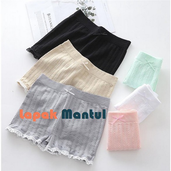 LM-0199 Celana Dalam Short Pendek Wanita - Celana Dalam Boxer Wanita Girl Underwear Hot Pants Murah Kualitas Impor