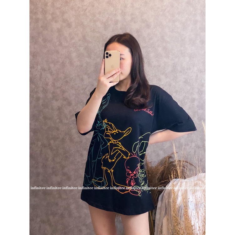 Kaos Oversize Wanita Atasan Wanita Jumbo Bahan Cotton Combed 30s