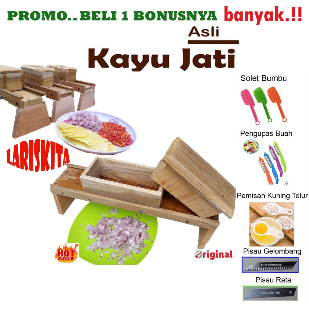 PROMO BANYAK BONUS !!  pengiris bawang pemotong bawang iris bawang pengiris keripik