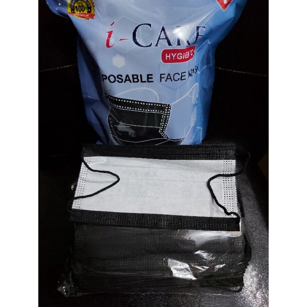 masker I CARE 3ply50pc