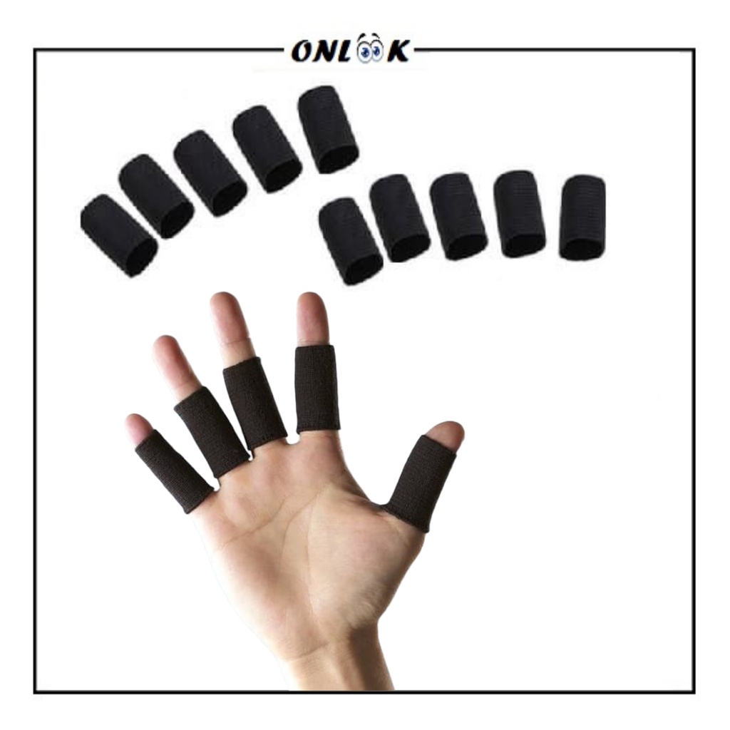 Finger Support / Deker Kain Pelindung 10 Jari Tangan / Deker Jari - ONLOOK