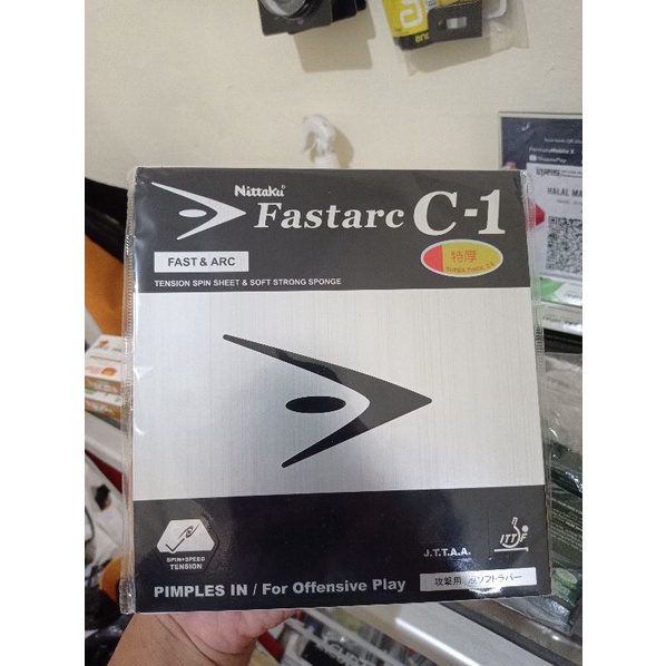KARET TENIS MEJA NITTAKU FASTARC  C1 ORIGINAL