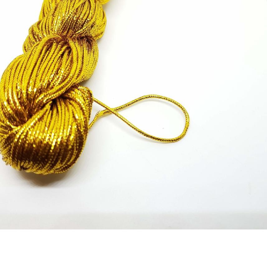 

Langsung Kirim ✡ Tali Emas Silver Suvenir Gantung 50 Meter Murah Gold Panjang Hadiah Souvenir***