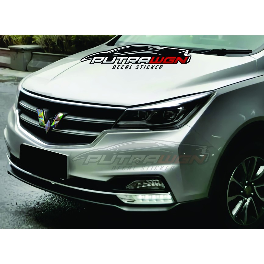 STIKER LOGO WULING GALAXY HOLOGRAPICH SILVER WULING CORTEZ 1.8L